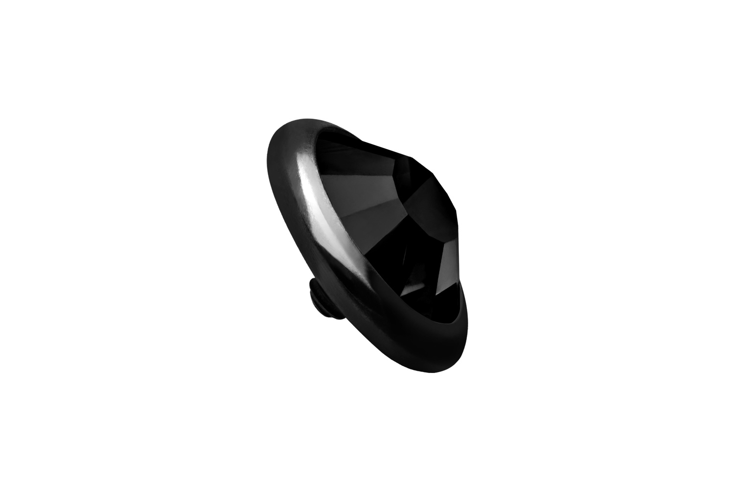 Titan Dermal Anchor Aufsatz DISC + KRISTALL ++SALE++ von Piercingline